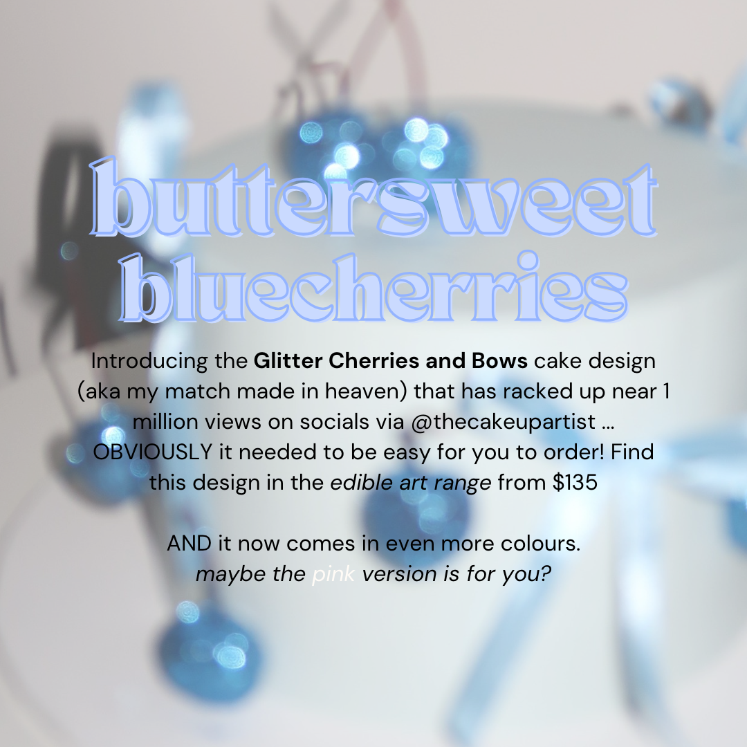 Glitter Cherries + Bows