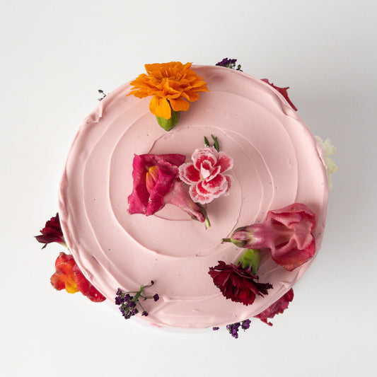 Edible Floral Swirl